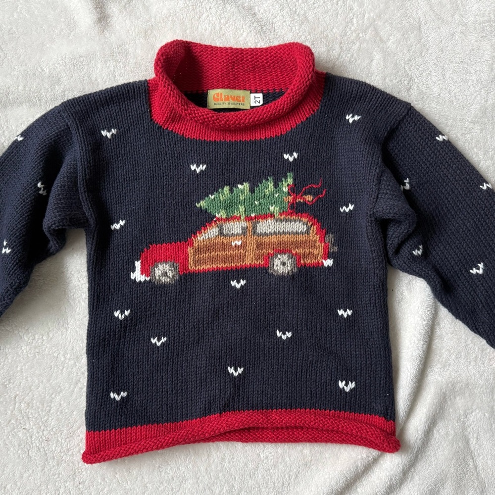 Claude Knitted Toddler Sweater 2T